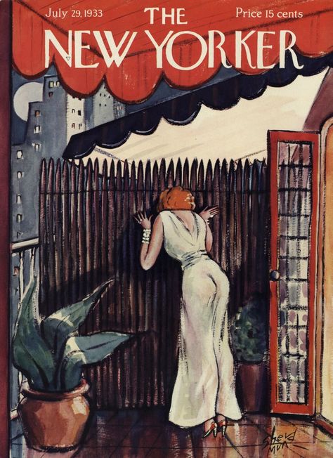 The New Yorker July 29, 1933 Issue | The New Yorker The New Yorker Magazine, New Yorker Magazine, New Yorker Covers, New Yorker Cartoons, Paintings Wall, Magazine Illustration, Old Magazines, Cover Artwork, Vintage Magazines