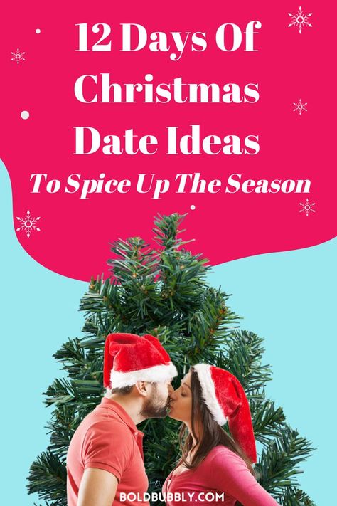 christmas date ideas 12 Days Of Christmas For Boyfriend, 12 Days Of Christmas Gift Ideas For Boyfriend, Christmas Couple Ideas Dates, Christmas Day Traditions Couples, Couples 12 Days Of Christmas, Date Night Ideas At Home Romantic, Date Night Ideas For Married Couples, Day Date Ideas, Christmas Romance