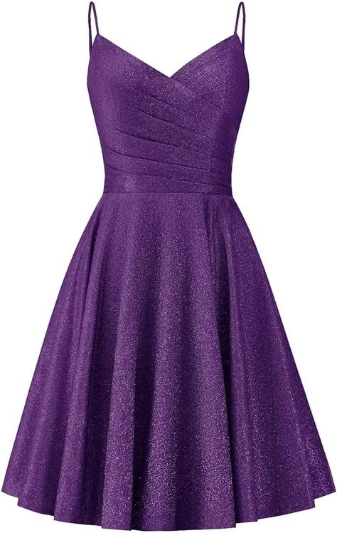 Glitter Homecoming Dress, Gown With Pockets, Homecoming Dresses For Teens, Grad Ideas, Spaghetti Strap Prom Dress, Evening Party Gowns, Prom Dresses For Teens, Party Gown, Grade 8