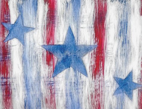 Patriotic Art Ideas, Patriotic Artwork, 3 Canvas Art, Patriotic Art, Flag Painting, Canvas Painting Tutorials, Diy Watercolor Painting, Flag Art, The Masterpiece