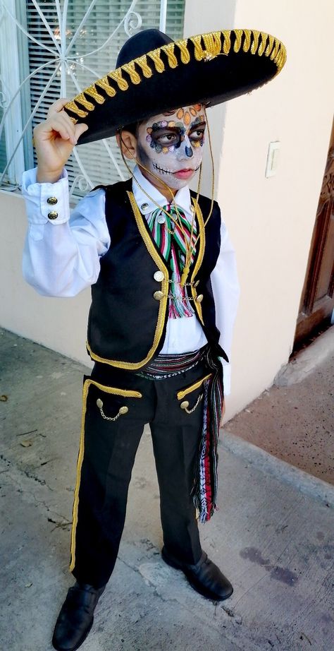 Traje tipico Mexico Costume, Día De Muertos, Halloween Disfraces, Halloween