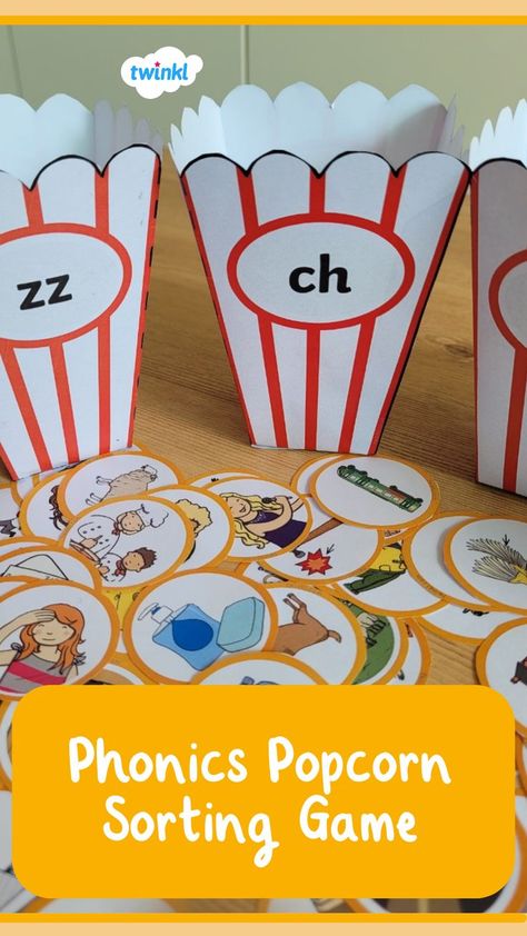 This fun, phonics sorting game is an active way for children to practice their Phase 3 digraphs. Spalding Phonogram Games, Active Phonics Games, Fun Reading Games For 2nd Grade, Fun Reading Games, Games For Grade 1, Digraph Games, Tearing Paper, Paper Activities, Word Family Reading