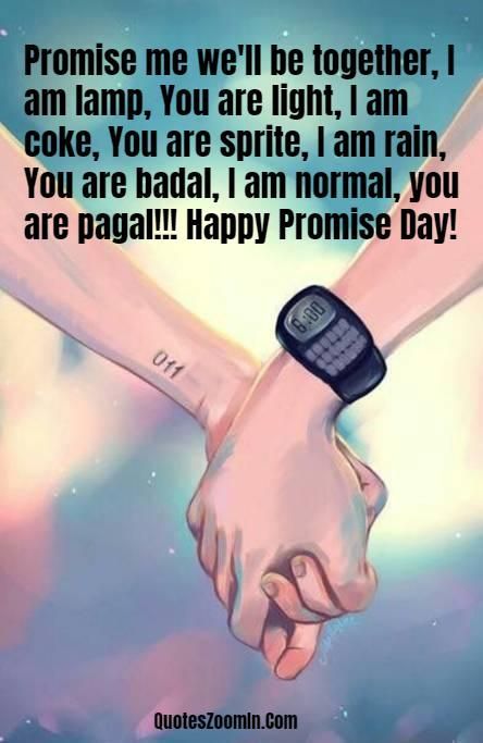 Happy Promise Day Quotes For Wife