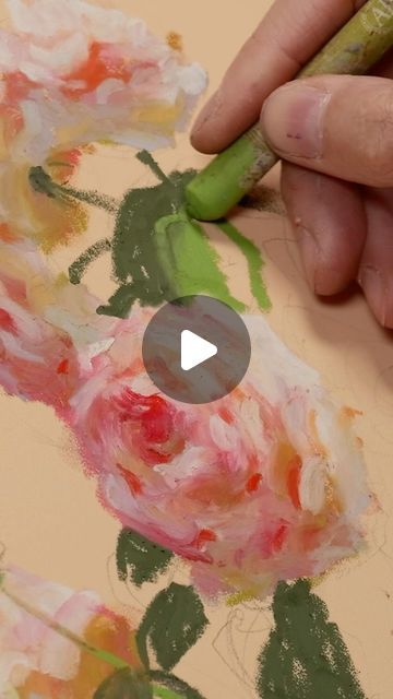 Lena Rivo on Instagram: "This is a short clip from my first oil pastel painting demo 😁 I will publish the full demonstration tomorrow. This painting was done with oil pastels on Pastelmat paper. #oilpastel #pastel #allaprimapainting #allaprima #fineart #gouache #traditionalpainting #drawing #painting #realisticart #artwork #impressionism #realism #art #stilllifepainting" Impressionism Art Oil Pastel, Impressionist Oil Pastel, Soft Oil Pastel Art For Beginners, Pastel Oil Painting, Soft Pastels Paintings, Oil Pastel Techniques, Pastel Sec, Oil Pastel Paintings, Botanical Oils