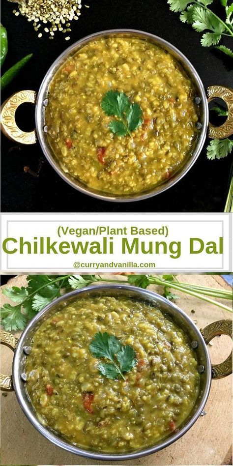 Chilkewali Mung Dhal/Split Mung Bean Curry Recipe - Curry and Vanilla Mung Bean Recipes, Mung Bean Curry, Bean Curry Recipe, Dhal Curry, Moong Dal Recipe, Indian Dal, Dal Curry, Dahl Recipe, Dhal Recipe