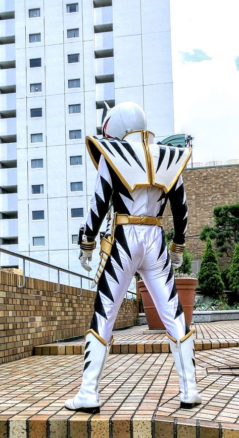 KILLER Power Ranger White Tiger, White Ranger Wallpaper, Dino Thunder White Ranger, Power Ranger Cosplay, Dino Rangers, Dino Thunder, White Ranger, Power Rangers Spd, Blue Ranger