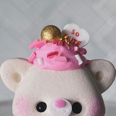 Esther Martinjak on Instagram: "Cupid bear cupcake charm. 💘 #kawaii #polymerclay #polymerclaycreations" Bear Cupcakes, Cupcake Charms, March 1, Polymer Clay Creations, Donuts, Cupcake, Polymer Clay, On Instagram, Instagram