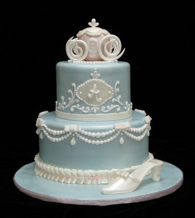 Cinderella Wedding Cake, Cinderella Cakes, Cinderella Sweet 16, Torte Creative, Princess Cakes, Cinderella Cake, Torte Cupcake, Cinderella Party, Cinderella Birthday