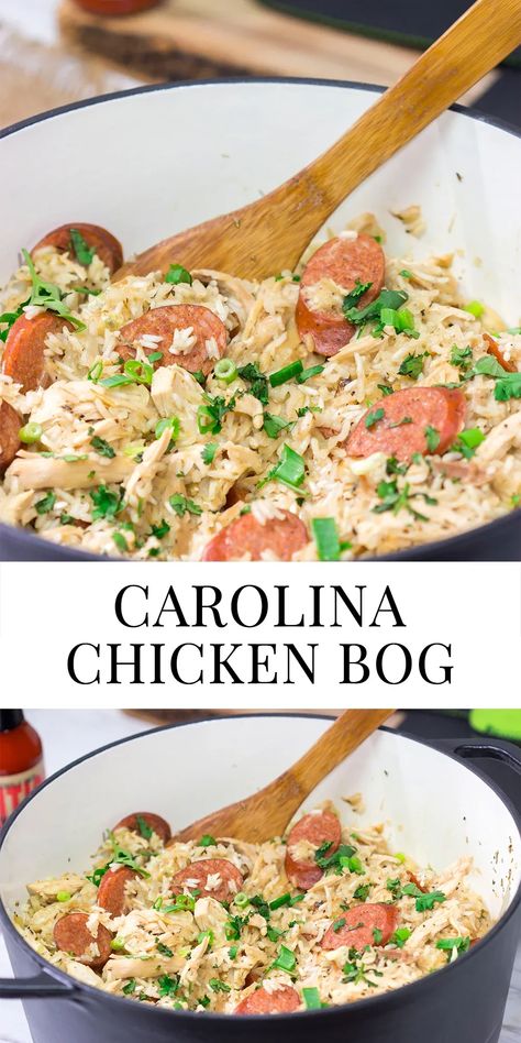 Chicken Bog, Sausage Rice, Smoked Sausage Recipes, Southern Recipes Soul Food, State Foods, Easy One Pot Meals, Fast Healthy Meals, Smoked Chicken, Entree Recipes