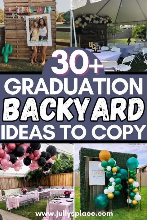 grad backyard ideas, graduation backyard decor, graduation backyard party ideas, graduation party ideas Backyard Party With Tent, Backyard Party Tent Ideas, Decorating Garage For Graduation Party, Graduation Tent Decorating Ideas, Barbecue Graduation Party Ideas, Backyard Party Layout, Outdoor Tent Party Decorations, Decorating A Tent For A Party, Graduation Yard Decorations