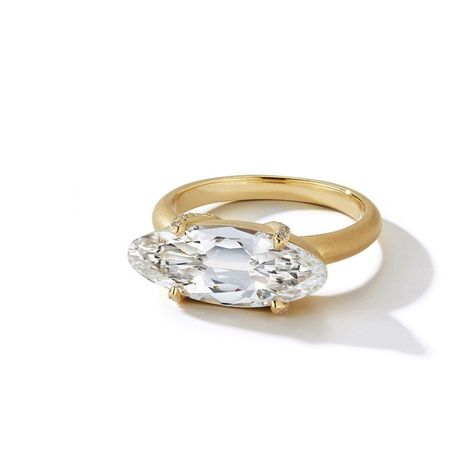 Jemma Wynne on Instagram: “Love an oval but also a marquis? Introducing the Moval shaped diamond. A hybrid mix of the two, set horizontally in a simple brushed…” Julie Cohn Design, Jemma Wynne, Ring Setting, Georg Jensen, Diamond Engagement Ring, Diamond Engagement, Diamond Engagement Rings, Engagement Ring, Two By Two