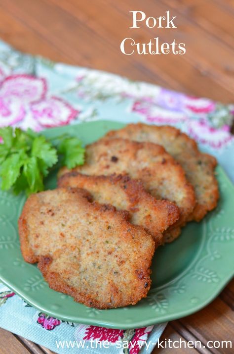 The Savvy Kitchen: Pork Cutlets Pork Loin Sirloin Cutlets Recipes, Pork Loin Cutlets Recipes, Pork Cutlet Recipes Easy Healthy, Pork Cutlets Baked, Pork Sirloin Cutlets, Pork Sirloin Cutlets Recipe, Pork Cutlet Recipes, Pork Sirloin, Veal Cutlet