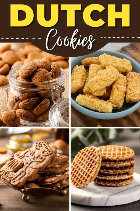 Dutch Cookies Recipes Netherlands, Dutch Desserts Netherlands, Dutch Spice Cookies, Dutch Baking Recipes, Dutch Christmas Traditions, Dutch Christmas Recipes, Dutch Desserts Traditional, Dutch Butter Cookies, Dutch Cookies Recipes