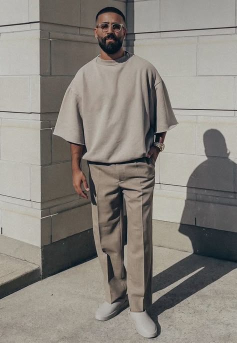 Oversized Outfit Men, Guys Fashion Casual, Black Men Fashion Casual, Black Men Street Fashion, Classy Outfits Men, Fashion Men Streetwear, Men Street Fashion, Street Fashion Men, Street Style Outfits Men