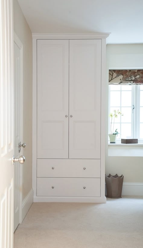 Bespoke fitted wardrobes and cupboards | London Alcove Company Build In Cupboards Bedroom Ideas, Built In Wardrobe Around Window, Built In Closet Around Window, Cupboard In Bedroom, Wardrobe Around Window, Built In Wardrobe Ideas Alcove, Built In Cupboards Bedroom, Small Wardrobes, Small Bedroom Wardrobe