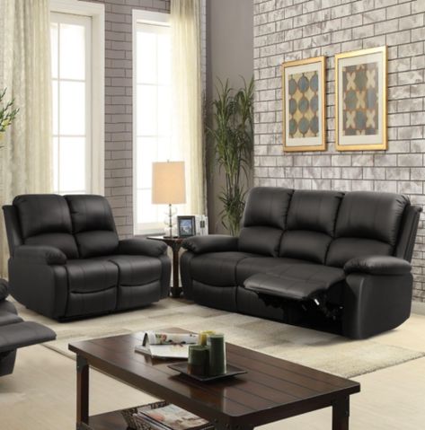 https://amfurniture.co.uk/ Find many great new & used options and get the best deals for Reclining Faux Leather Sofa Set In Brown or Black- 3+2 Suite at the best online prices at eBay! Free delivery for many products! Modern Reclining Sofa, Reclining Leather Sofa, Luxury Leather Sofas, Living Luxury, Faux Leather Sofa, Leather Sofa Set, Leather Reclining Sofa, Best Sofa, Reclining Sofa