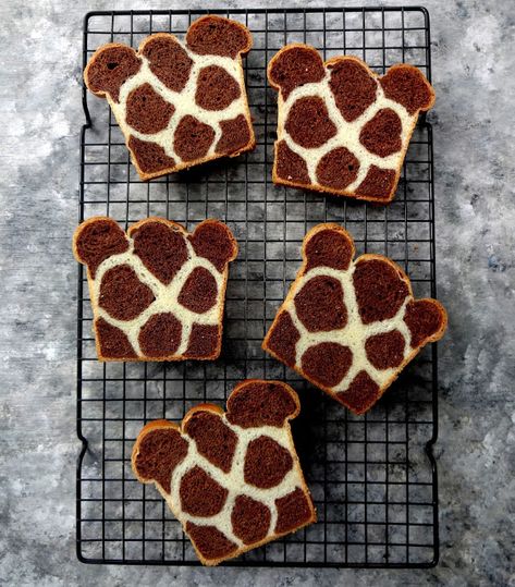 Light Bread, Panda Bread, Giraffe Birthday Parties, Giraffe Party, Giraffe Cakes, Giraffe Birthday, Cooking Bread, Swirled Bread, Twin First Birthday