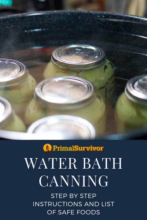 Canning 101 Step By Step, Waterbath Canning Recipes, Canning Journal, Apartment Homestead, Canning Pantry, Preserves Recipes, Canning Gifts, Canning Water, Water Bath Canning Recipes