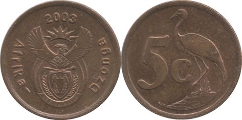 Detailed information about the coin 5 Cents (Tsonga Legend, Afrika-Dzonga), South Africa, with pictures and collection and swap management : mintage, descriptions, metal, weight, size, value and other numismatic data Poland Language, Old Coins For Sale, Rare Coin Values, Sell Old Coins, Old Coins Value, Reading Anchor Charts, Sell Coins, 5 Cents, Coins Worth Money