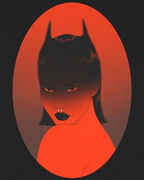 Clémence Gouy (@clemence_gouy) • Instagram photos and videos Devil Illustration, Dare Devil, Halloween Illustration, October 31, Digital Illustration, Supernatural, Poster Design, Digital Art, Instagram Photos