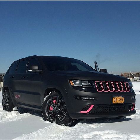 Ahhh my beautiful dreams of suvs and trucks covered in my favorite colors:) Jeep Cherokee Accessories, Jeep Grand Cherokee Accessories, Jeep Srt, Srt Jeep, Jeep Srt8, 2006 Jeep Grand Cherokee, Jeep Grand Cherokee Srt, Pink Jeep, Jeep Ideas