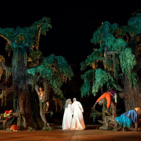 A Midsummer Night's Dream - Rockwell Group Set Theatre, Rockwell Group, Shakespeare In The Park, Shakespeare Theatre, Tuck Everlasting, A Midsummer Night's Dream, Midsummer Night's Dream, Lost In The Woods, Set Designs