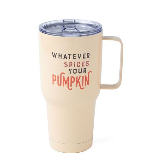 30oz Fall Whatever Spices Your Pumpkin Tumbler With Handle by Happy | JOANN Fall Tumbler Cups, Fall Beverages, Pumpkin Tumbler, Pumpkin Spice And Everything Nice, Homemade Wine, Hot Apple Cider, Fall Drinks, Tumbler With Handle, Cricut Creations