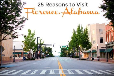 From music to fashion, there’s something for everyone in Florence, Alabama. This unassuming town in Northwest Alabama has significantly impacted history. | 25 reasons to visit Florence, Alabama. | Photo courtesy: VisitFlorenceAl.com| TravelingWellForLess.com Florence Alabama, Alaska Art, Music Recording Studio, Visit Florence, Alabama Travel, Tennessee River, Winter Break, Travel Places, Travel The World