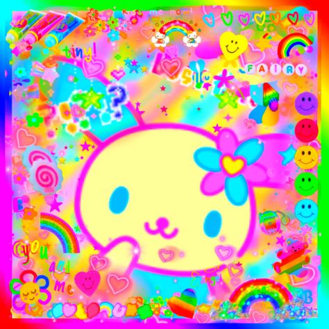 Cringecore Pfp, Bright Icons Aesthetic, Decora Pfps, Kidcore Widgets, Rainbowcore Wallpaper, Clowncore Background, Kawaii Scenecore, Colorful Pfp, Kidcore Aesthetic Wallpaper