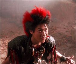 Rufio from Hook. Rufio Ruuuu fiiiii oooooo Rufio Costume, Rufio Hook, Hook Movie, Dante Basco, Red Hair Inspo, Phoenix Art, Movie Buff, Fantasy Movies, Fictional Crushes