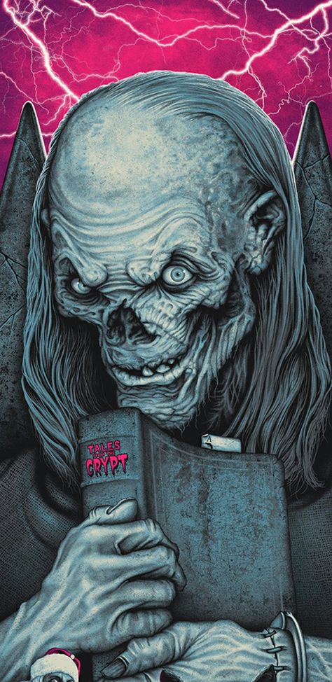 The Crypt Keeper, Seven Deadly Sins Tattoo, Crypt Keeper, Tales From The Crypt, Horror Artwork, Halloween Artwork, Horror Movie Art, Magic Cards, Horror Movie Posters