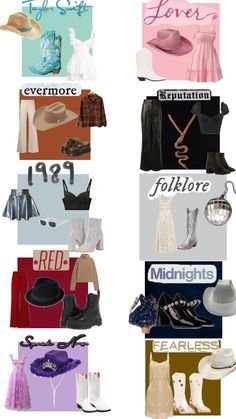 Check out saralackeyy's Shuffles Taylor swift eras tour outfits ideas Eras Tour Outfits Ideas, Tour Outfits Ideas, Taylor Swift Music Videos Outfits, Taylor Swift Eras Tour Outfits, Taylor Swift Halloween Costume, Eras Tour Outfits, Taylor Swift Costume, Taylor Swift Birthday Party Ideas, Taylor Swift Music Videos