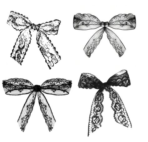 Lace Ribbon Tattoo, Gothic Bow Tattoo, Matching Bow Tattoos, Leather And Lace Lyrics, Clothing Shading, Lace Bow Tattoo, Bow Tie Tattoo, Lace Bow Tattoos, Tattoo Portfolio Ideas