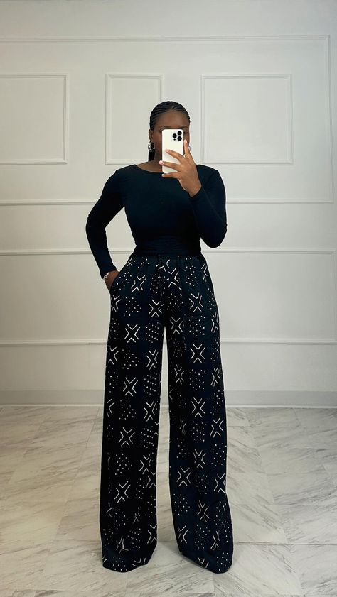 We are restocking our top selling Maxi Garden Dress on Tuesday 20th Stay tuned! www.lilicreation.net | Instagram Net Top Outfits, Top And Trousers Outfit Ankara, Ankara Pants And Top, African Pants Outfits, Pantalon Outfit, Trouser And Top, Bas Large, Chitenge Outfits, African Pants