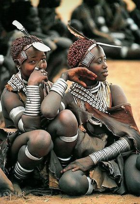 Hamar Women, Ethiopia Africa People, Afrikaanse Kunst, African People, Africa Art, Perfect Lips, African History, Afro Art, African Culture, People Of The World