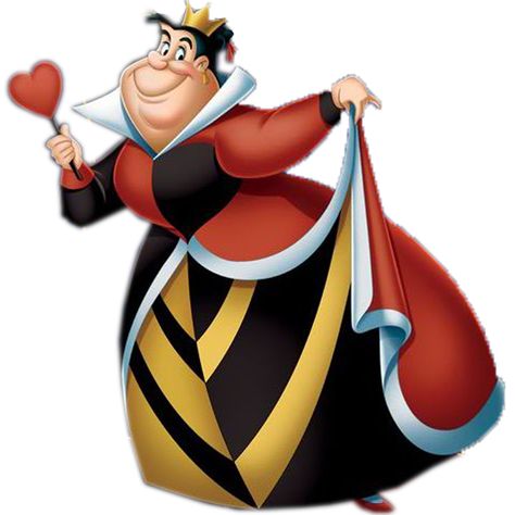 Images of The Queen of Hearts from Alice in Wonderland. Queen Cartoon, Alice In Wonderland Cartoon, Queen Of Hearts Alice, Images Cartoon, Queen Images, Alice In Wonderland Characters, Disney Queens, Queen Of Hearts Costume, Heart Costume