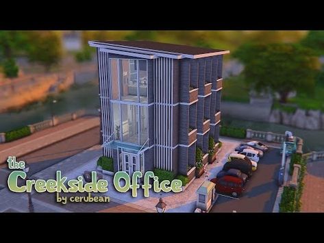 (463) The Creekside Office 👩‍💻 (No CC) | Sims 4 Speed Build - YouTube Sims 4 Office Building Lot, Sims 4 Office Building, Sims 4 Office, No Cc Sims, Sims 4 Speed Build, Office Job, Ace Attorney, Cc Sims, Sims 4 Cc Finds