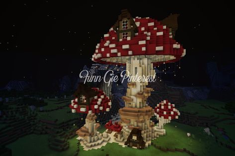 This is our first post here! My cousins and I built this giant mushroom base and we are going to build a mushroom village around it. Follow us to see more Minecraft builds! - 🐔 Mushroom Base Minecraft, Mushroom Village Minecraft Ideas, Mushroom Treehouse Minecraft, Mushroom Castle Minecraft, Minecraft Mushroom Tower, Mincraft Idea Mushroom Houses, Mushroom Biome Minecraft Builds, Mushroom Banner Minecraft, Minecraft Giant Builds