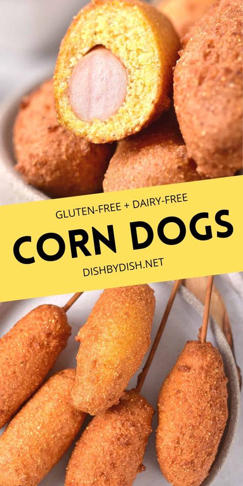 Gluten Free Corn Dogs Recipe, Gluten Free Corn Dogs, Cafe Rio Sweet Pork Recipe, Sweet Pork Recipe, Gluten Free Hot Dogs, Corn Dogs Recipe, Recipe For Lasagna, Dairy Free Lifestyle, Gluten Free Food Ideas