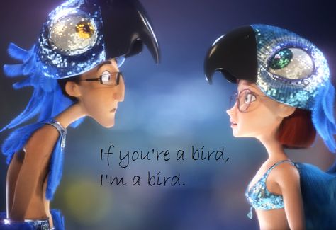 If you're a bird, I'm a bird. Rio/The Notebook Rio Linda, Rio 2011, Rio Movie, Desenho Tom E Jerry, Rodrigo Santoro, Leslie Mann, Blue Sky Studios, Bird Costume, Rio Carnival