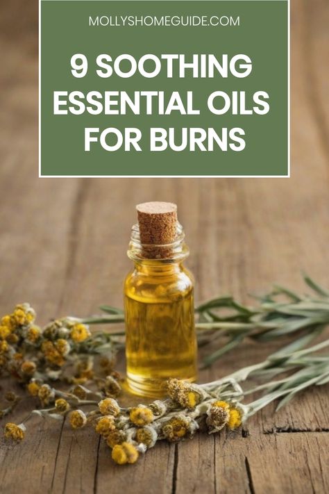 Discover the power of essential oils for burn relief with these top picks. From treating minor burns to soothing scrapes, these natural remedies are a must-have in any first aid kit. Learn how to use lavender essential oil for burns or create your own homemade burn salve using the best essential oils available. Whether you're looking for quick relief or a holistic approach, incorporating essential oils for burns and scrapes into your skincare routine can be beneficial. Oils For Burns Skin, Essential Oils For Burns On Skin, Essential Oil For Burns, Burn Salve, First Aid For Burns, Calendula Essential Oil, Burn Relief, How To Heal Burns, Treat Burns