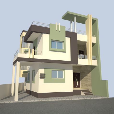 Home Exterior Elevation India House Outer Paint Color Combination, Home Exterior Colors In India, Building Exterior Colour Combination, Home Exterior Colors Combinations, House Outside Colour Combination, Modern House Colors, Outside House Colors, House Front Wall Design, Exterior Color Combinations