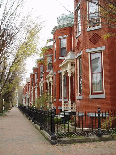 Row houses in the Fan. Amazing & varied architecture, crazy streets. Row Houses, Virginia Is For Lovers, Row House, Mountain Homes, Richmond Virginia, Richmond Va, Historic Homes, Old Houses, Beautiful Homes