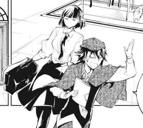 Ranpo And Yosano, Yosano Akiko, Dog Doctor, Edogawa Ranpo, 90s Wallpaper, Brother From Another Mother, Platonic Relationship, Bungou Stray Dogs Characters, Having No Friends