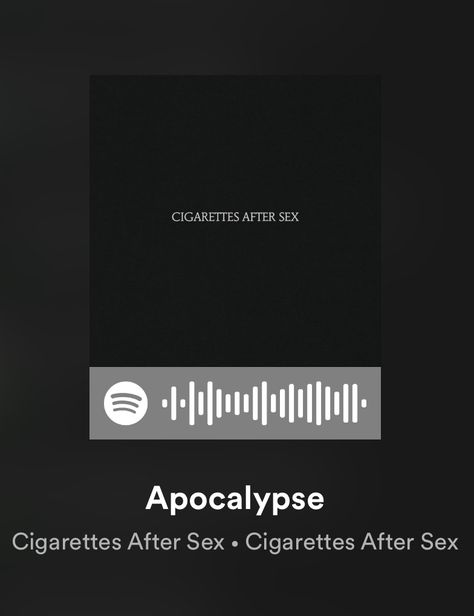 Apocalypse Ciggarates, Apocalypse Spotify, Playlist Covers, Love Couple Photo, Song Artists, Concert Fits, Couple Photo, Photography Work, Room Art