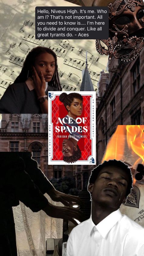 Aesthetic Ace Of Spades Book, Ace Of Spades Aesthetic, Spades Aesthetic, Black Romance Books, Novel Wattpad, Book List Must Read, Books To Read Before You Die, Recommended Books To Read, Ace Of Spades