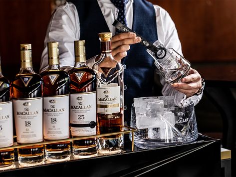 A staple of our favourite whisky bars in Sydney, Grain Bar has upped the ante to offer one of the most luxurious whisky-tasting trolleys in the city with rare and sought-after The Macallan whisky on offer. Available now, drams start at $30 and go up […]Visit Man of Many for the full post. Macallan Whisky, Macquarie University, Whisky Bar, Whisky Tasting, Whisky Bottle, Whisky Glass, Mens Gear, Old Fashioned Cocktail, Perfect Cocktails