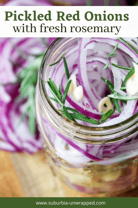 Sweet Pickled Red Onion Recipe - Suburbia Unwrapped Sweet Pickled Red Onions, Pickled Red Onion Recipe, Picked Red Onions, Remedy For Cold, Pickled Vegetables Recipe, Salad Topping, Pickled Red Onion, Red Onion Recipes, Quick Pickled Red Onions