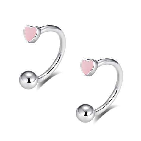 PRICES MAY VARY. 【Color & Size】Horseshoe Hoop Gauge(thickness):16G/1.2mm. Inner Diameter: 8mm, 10mm or 12mm. Hoop Color: Silver. Heart Color: Pink, Red, or Black. Choose the perfect size from our selection, and if you're unsure, please refer to our size chart or reach out to us for assistance. We're here to help you find the right fit. 【Premium Quality Materials:】Crafted with durable 316L surgical stainless steel materials, these lip rings are perfect for daily wear. The high-polished surface en Side Labret Jewelry, Snake Bites Piercing Jewelry, Kawaii Nose Piercing, Angel Bites And Snake Bites, Snake Bite Jewelry, Vertical Labret Jewelry, Snake Bite Piercing, Labret Jewelry, Lip Jewelry