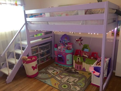 Camp Loft Bed, Ideas For Bed, Loft Bed Stairs, Loft Bed With Stairs, Stairs Diy, Girls Loft Bed, Bed With Stairs, Loft Bed Plans, Bed Stairs